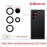 Thay mặt kính camera Samsung S23 Ultra